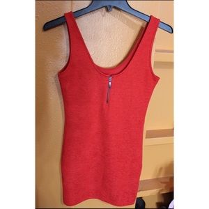 Red Sleeveless Dress
